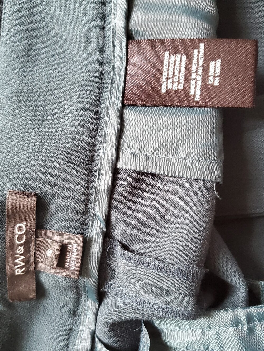 Tailored Peacock Green Pants - Picture 4 of 4